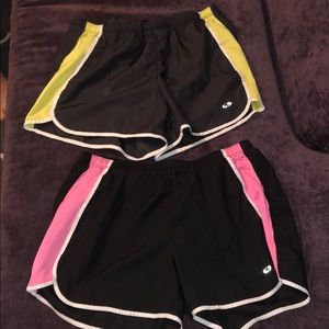2 pairs of champion running shorts